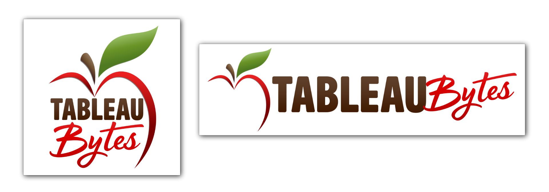 Image showing both the square and long form of the TableauBytes logo